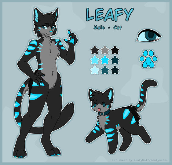 Preset 1: £70 (1 fullbody, 1 feral chibi, extra details)