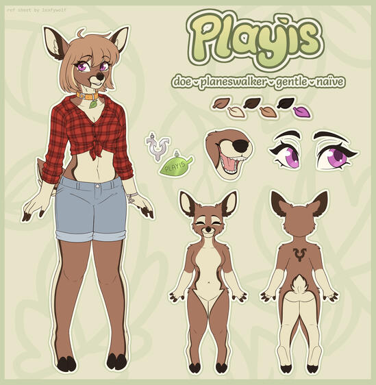 Preset 2: £105 (1 fullbody, front and back chibis, extra details)